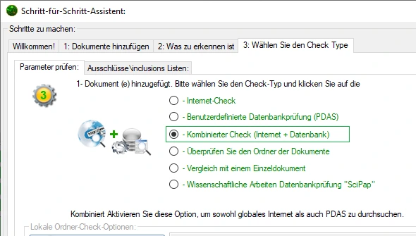 PDAS-Datenbankprüfung