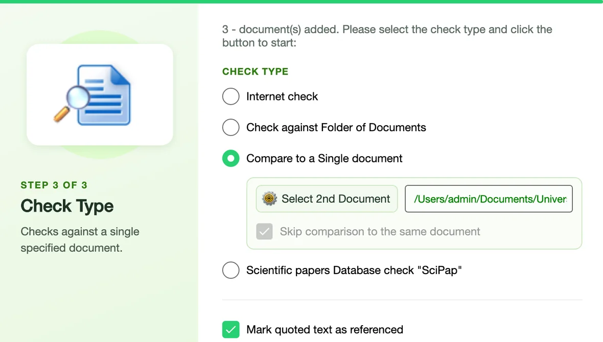 Compare Two Documents