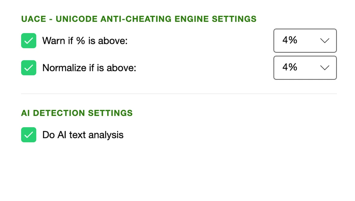 UACE - Unicode Anti-Cheating Engine