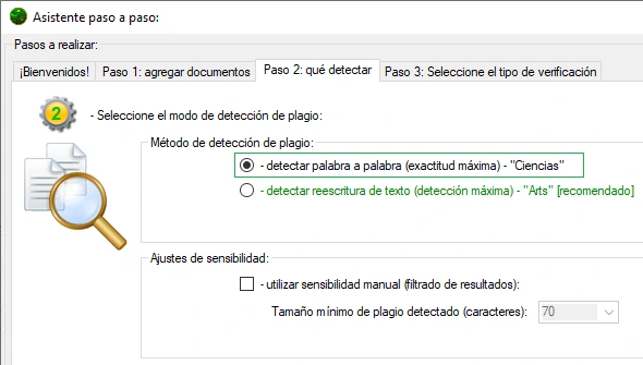 Preestablecido para 'Coincidencia palabra a palabra'