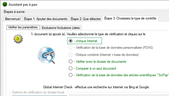 Vérification Internet mondiale