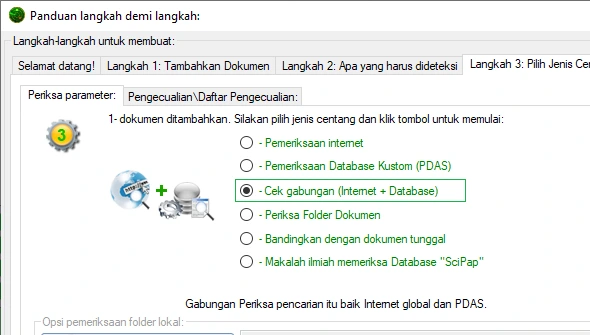 Pemeriksaan Basis Data PDAS