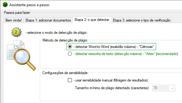 Predefinição para 'Correspondência palavra a palavra'